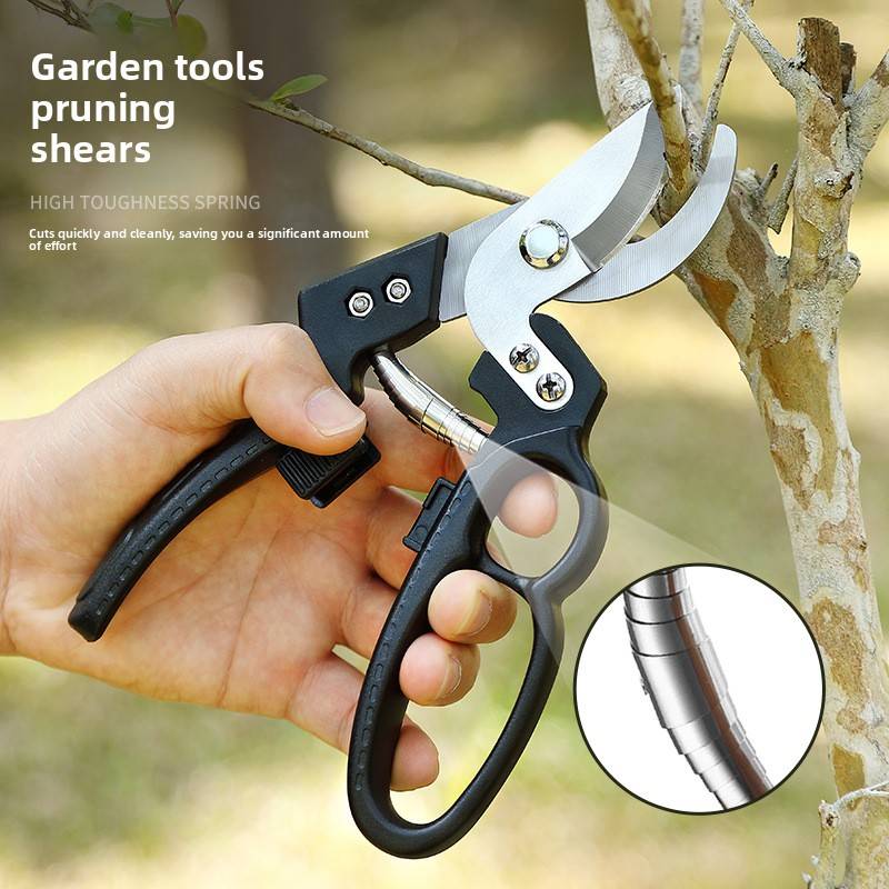 SK5 Steel Pruning Shears Garden Flower Fruit Tree Branch Cutting Scissors Wholesale Garden Tools